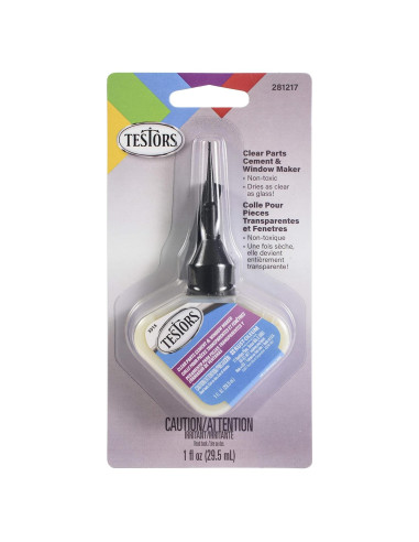 Cemento para Piezas Transparentes Testors 30ml Adhesivo