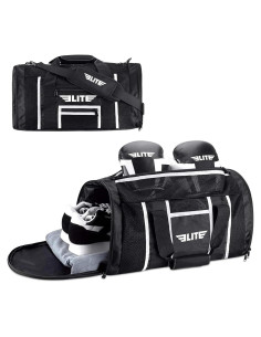 Bolsa de Deporte Elite Sports para Gimnasio y Boxeo - Negro