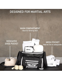 Bolsa de Deporte Elite Sports para Gimnasio y Boxeo - Negro 2