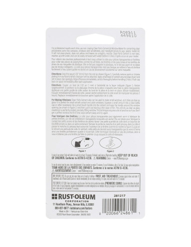 Cemento para Piezas Transparentes Testors 30ml Adhesivo