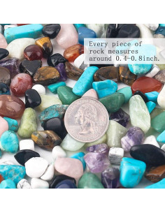 Cristales de Cuarzo JOHAUSE 450g - 10 Tipos Variados para Decoración 2