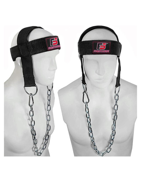 Arnés de Cuello Fightsense FS-60BK Ajustable con Velcro