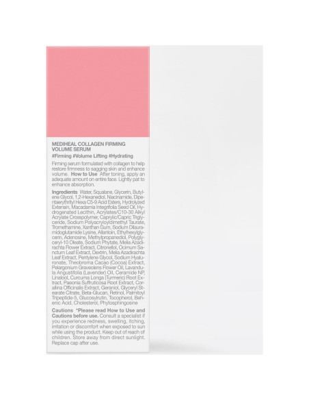 Suero Facial Voluminizador Mediheal con Colágeno y Retinol 40ml