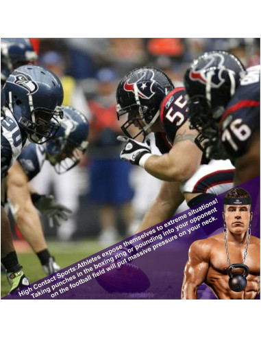 Arnés de Cuello Fightsense FS-60BK Ajustable con Velcro