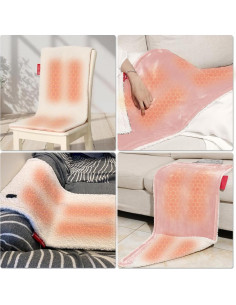 Almohadilla Térmica USB Woolala 100x40cm 5 Niveles Calor 2