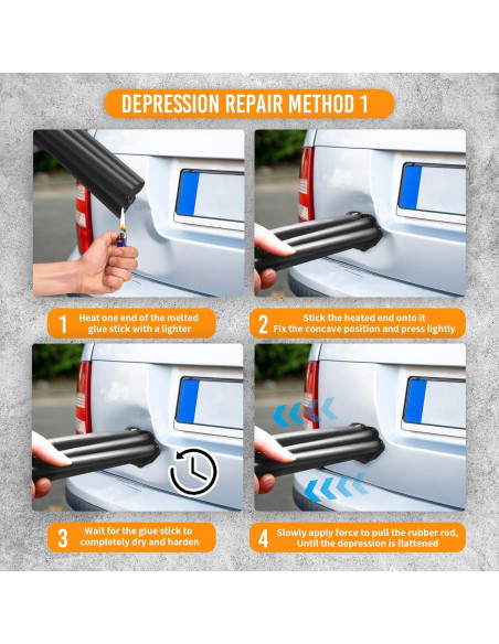 32 Palos de Pegamento Caliente MATUFF 11mm x 200mm Negros