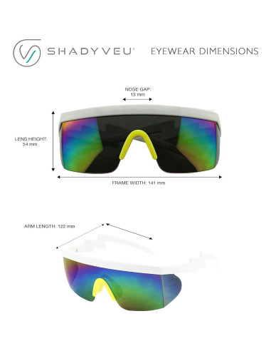Gafas de sol deportivas ShadyVEU semi sin montura UV400
