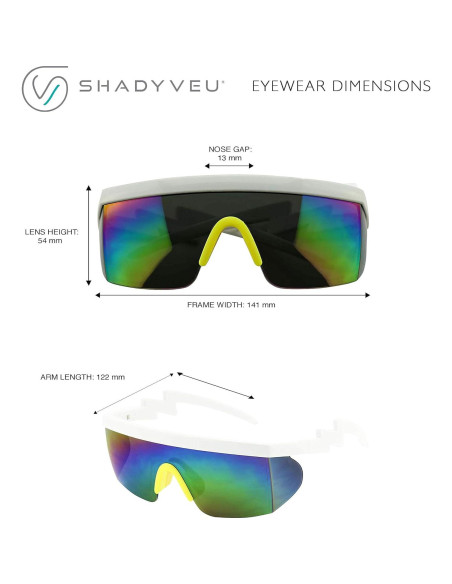 Gafas de sol deportivas ShadyVEU semi sin montura UV400 Gafas de sol deportivas ShadyVEU semi sin montura UV400