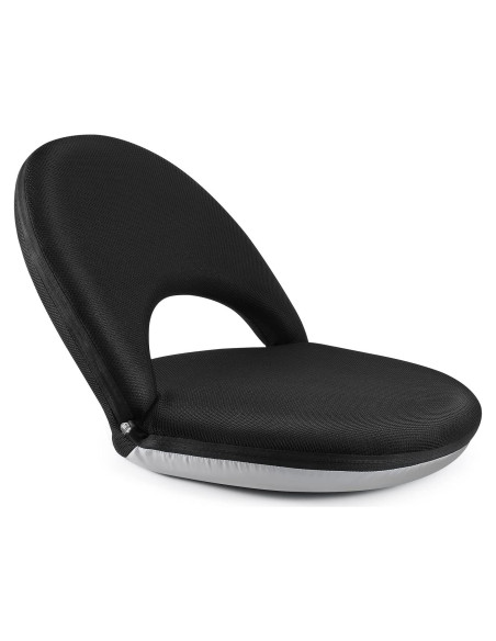 Silla de Suelo Nnewvante Ajustable 42 Posiciones Negra