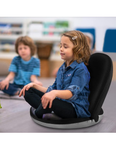 Silla de Suelo Nnewvante Ajustable 42 Posiciones Negra 2