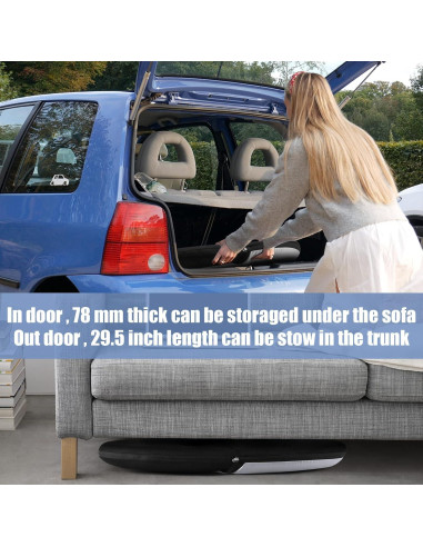 Silla de Suelo Nnewvante Ajustable 42 Posiciones Negra