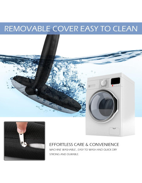 Silla de Suelo Nnewvante Ajustable 42 Posiciones Negra