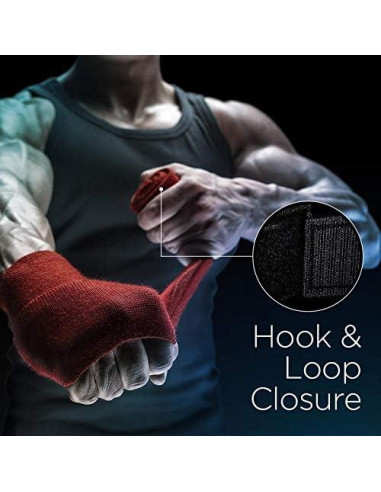 Envolturas de Mano Pro Impact 180" Estilo Mexicano - Boxeo, MMA