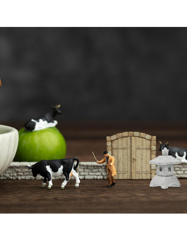 Estatuas Mini Pagoda Milisten 4 Piezas Decoración Jardín Zen