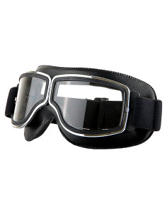 Gafas de Motocicleta Power Gear GK-631 Vintage Lente Clara