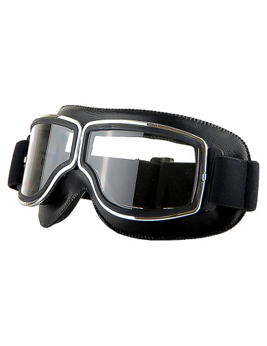 Gafas de Motocicleta Power Gear GK-631 Vintage Lente Clara