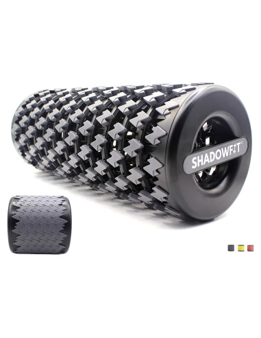Rodillo de Espuma Shadowfit 33cm para Masaje Muscular Gris