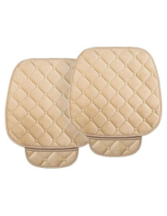 Funda de Asiento Delantero 2 Pack 8sanlione Beige Universal