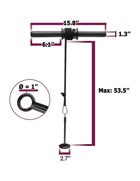 Rodillo de Muñeca y Antebrazo A2ZCARE - Soporta 45.4 kg