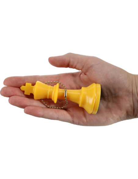 Conjunto de Ajedrez de Llaveros WE Games Amarillo 17 Piezas