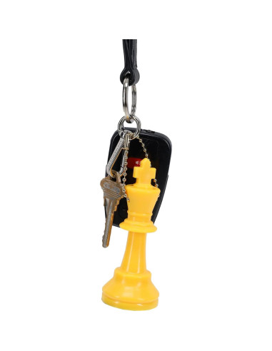 Conjunto de Ajedrez de Llaveros WE Games Amarillo 17 Piezas