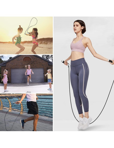 Cuerda para Saltar H HANDIO con Contador Digital Ajustable 2.79m