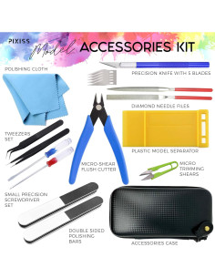 Pegamento de Cemento para Plásticos Testors + Kit Herramientas Pixiss 2