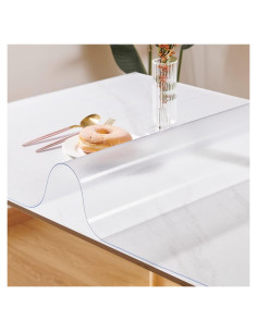 Protector de Mesa Rectangular Leffora 35.56x160cm Frosted 1.5mm