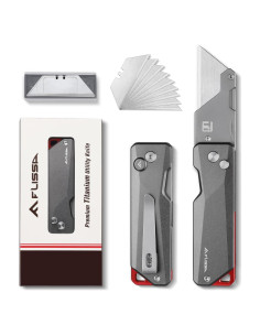 Cuchillo Utilitario Avanzado FLISSA de Titanio CNC 8.9 cm