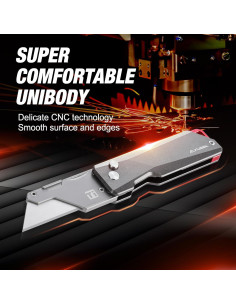 Cuchillo Utilitario Avanzado FLISSA de Titanio CNC 8.9 cm 2