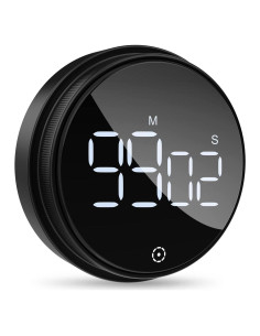 Temporizador Digital Magnético Ankilo Negro 0-99m59s