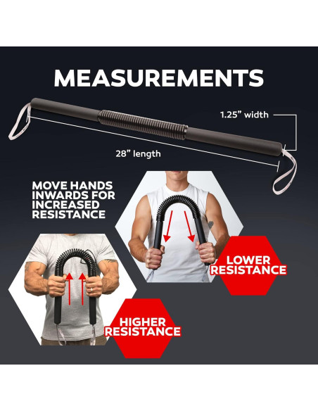 Barra Twister de Poder Core Prodigy PPT - Ejercicio Superior 1.11 kg