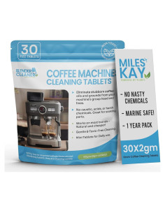 Tabletas de Limpieza de Café Miles Kay - 30 Paquetes Naturales