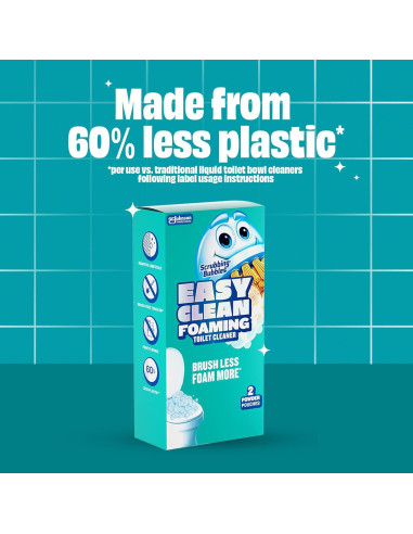 Limpiador de Inodoro Espumoso Scrubbing Bubbles 100g (2 Paquetes)