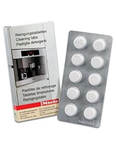 Tabletas de limpieza Miele 10 unidades para cafetera