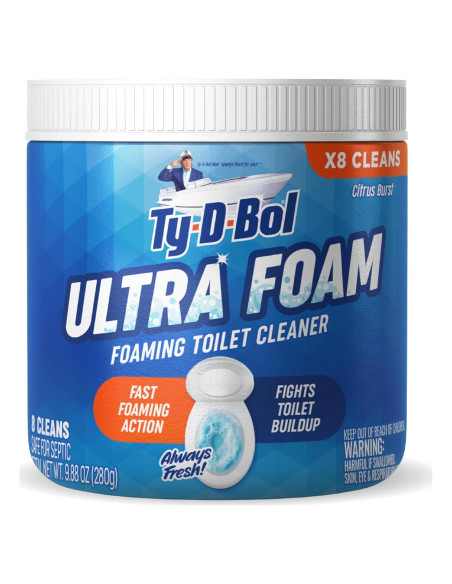 Limpiador de Inodoro Ty-D-Bol Ultra Foam 340g - Aroma Cítricos