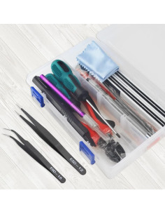 Juego de herramientas de modelismo BXQINLENX 26 piezas 2