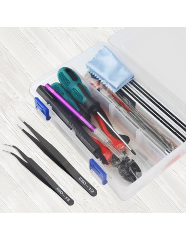 Juego de herramientas de modelismo BXQINLENX 26 piezas