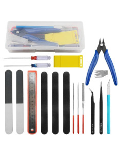 Juego de Herramientas Básicas para Modelistas LENX 17 PZS