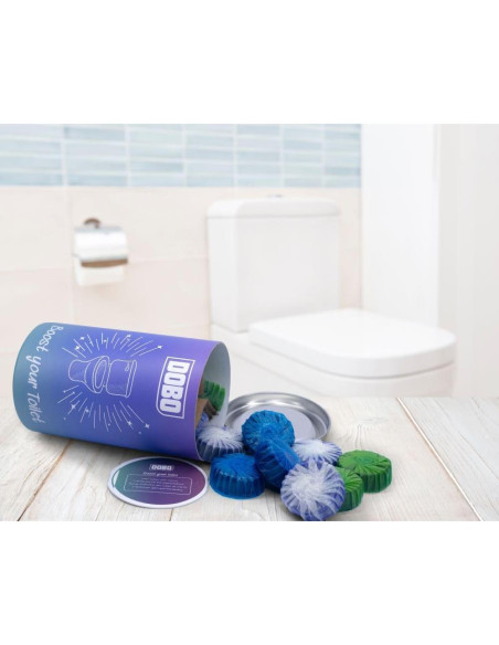 Tabletas Limpiadoras de Inodoro DOBO 24 Unidades - Sin Fragancia