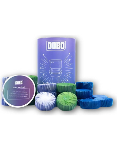 Tabletas Limpiadoras de Inodoro DOBO 24 Unidades - Sin Fragancia