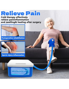 Máquina de Hielo Inmoredo para Rodilla - Terapia Fría Programable 2