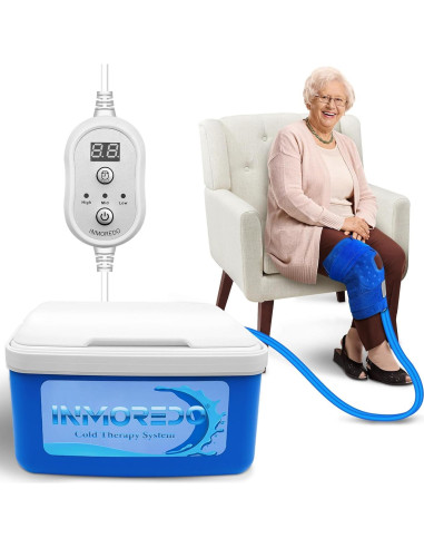 Máquina de Hielo Inmoredo para Rodilla - Terapia Fría Programable