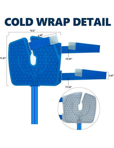 Máquina de Hielo Inmoredo para Rodilla - Terapia Fría Programable