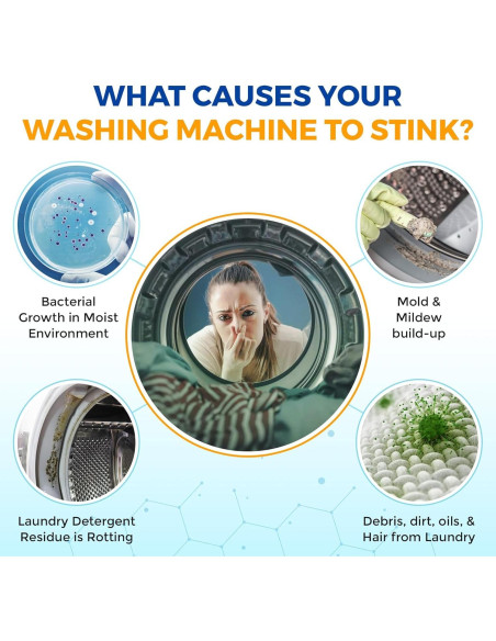 Limpiador de Lavadora Bastion - 6 Tabletas Ecológicas 81g