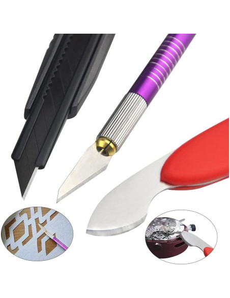 Juego de herramientas de modelismo BXQINLENX 26 piezas