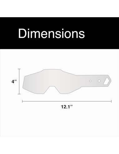 Laminados Tear-Offs 100% Armega 2x7 Paquete 36.2x11.6 cm