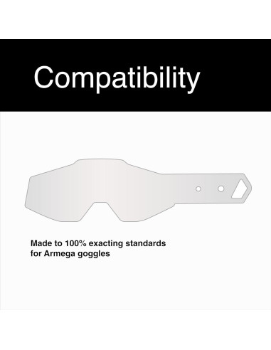 Laminados Tear-Offs 100% Armega 2x7 Paquete 36.2x11.6 cm