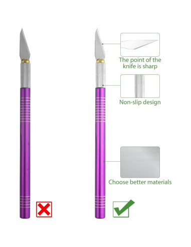 Juego de herramientas de modelismo BXQINLENX 26 piezas