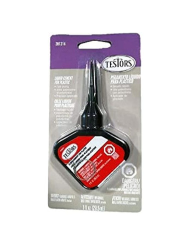 Cemento Líquido para Modelos Plásticos Testors 29.57 ml